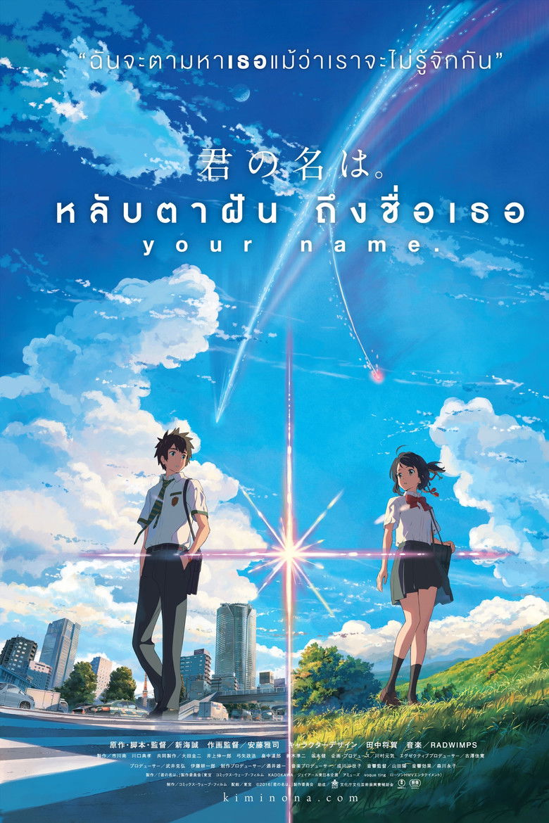 Your Name (2016) หลับตาฝัน ถึงชื่อเธอ